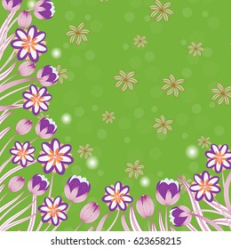 abstract floral background.
