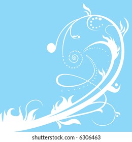 Abstract floral background