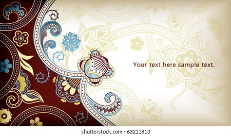 Abstract Floral Background