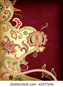Abstract Floral Background