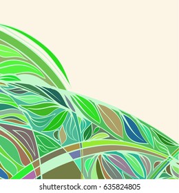 Abstract floral background