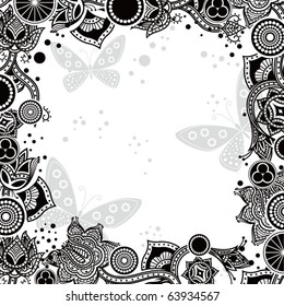 Abstrakter floraler Hintergrund