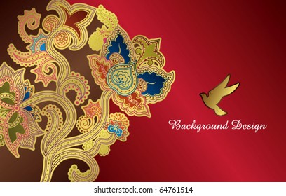Abstract Floral Background