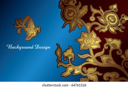 Abstract Floral Background