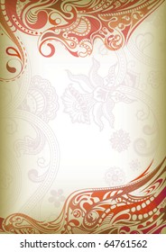 Abstract Floral Background