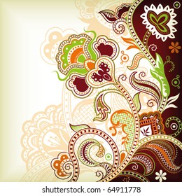 Abstract Floral Background