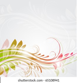 Abstract floral background