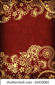Abstract Floral Background