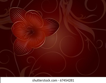 Abstract floral background.