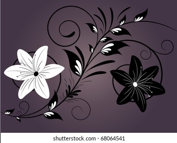 Abstrakter floraler Hintergrund.