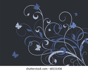 Abstract floral background.