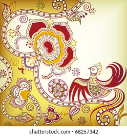 Abstract Floral Background