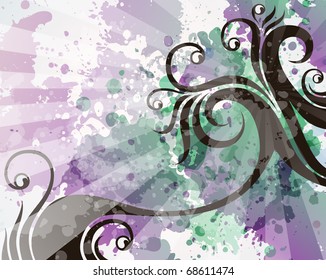 abstract floral background