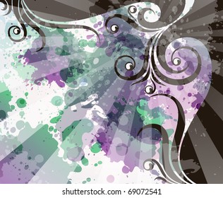 abstract floral background