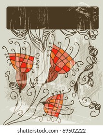 Abstract floral background