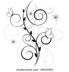 Abstract floral background.