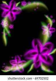 Abstract floral background