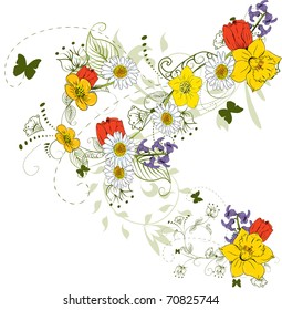 abstract floral background