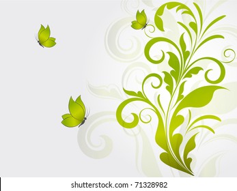 Abstract floral background.