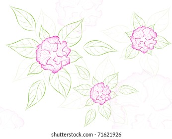 Abstract floral background.