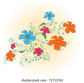 abstract floral background