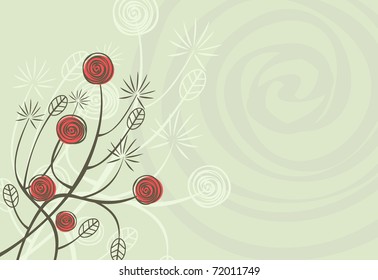 abstract floral background
