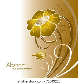 Abstract Floral Background