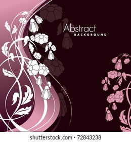 Abstract Floral Background