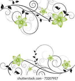 Abstract floral background.