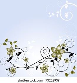 Abstract floral background.