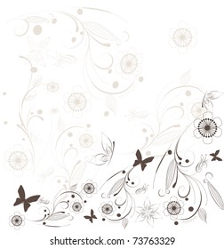 abstract floral background