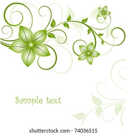 Abstract floral background.