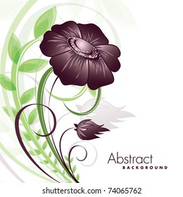 Abstract Floral Background