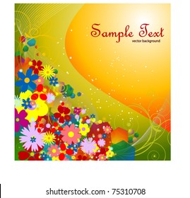 abstract floral background