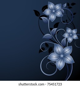 Abstract floral background.