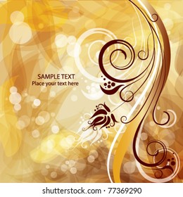 abstract floral background