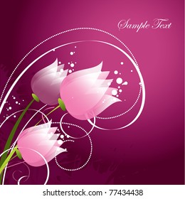 Abstract Floral Background.