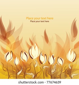 abstract floral background