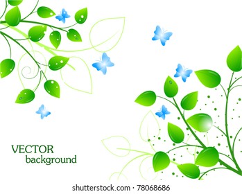 Abstract floral background