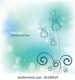 abstract floral background