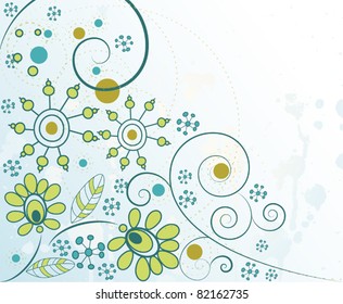 abstract floral background