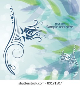 abstract floral background