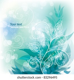 abstract floral background