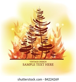 abstract floral background