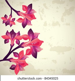 Abstract Floral Background