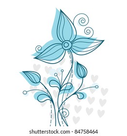 Abstract floral background