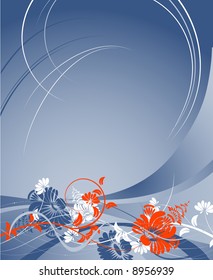 Abstract floral background.
