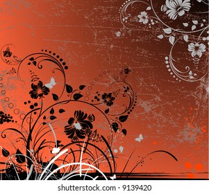 Abstract floral background.