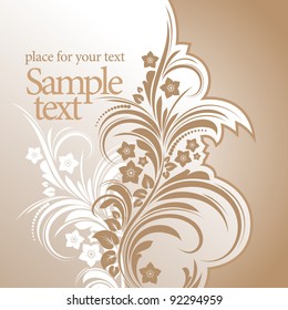 Abstract floral background