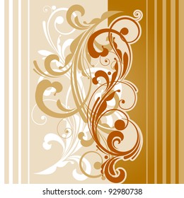 Abstract floral background